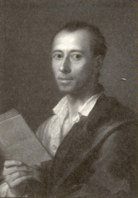 Anton Raphael Mengs, Gedenkild um 1777